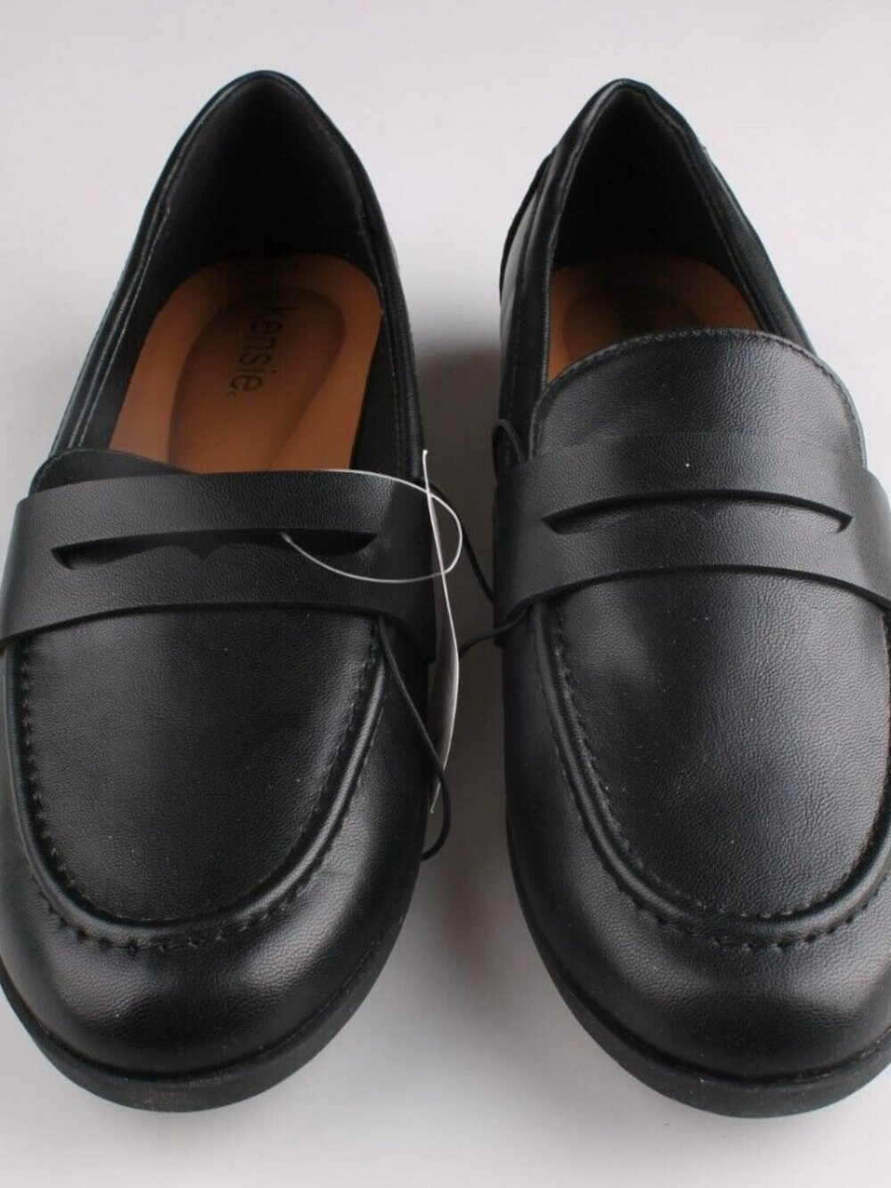 Kensie Gitty Black Ladies Shoe Penny Loafer Black Slip-on New- O